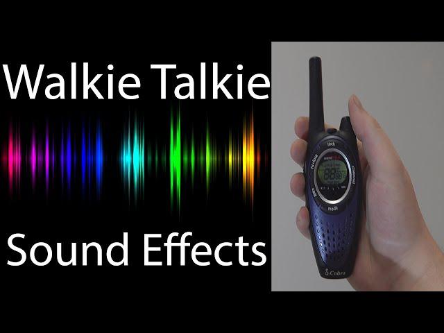 Walkie Talkie Sound Effects [Extended]