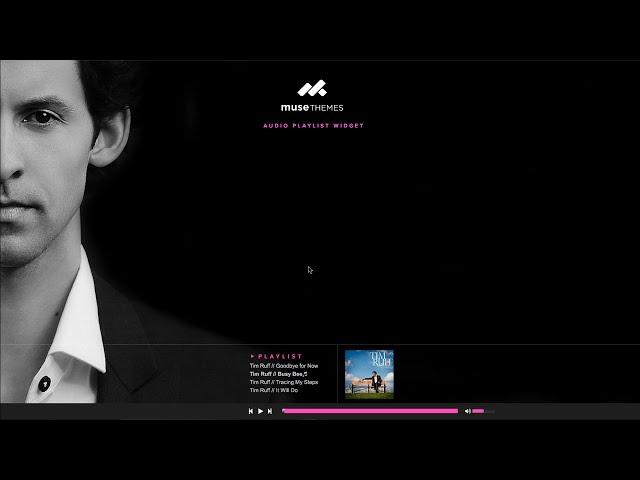 Adobe Muse Audio Playlist Widget - MuseThemes.com