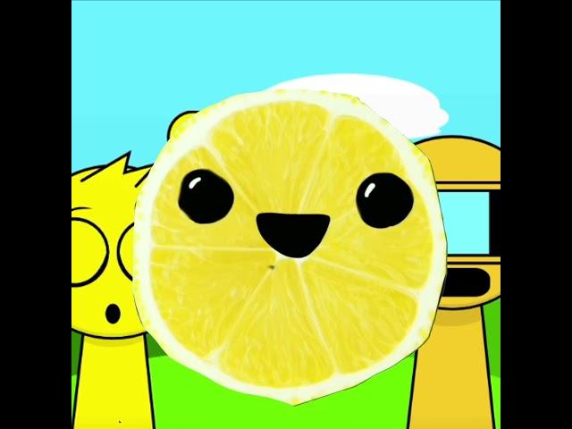 Yellow Lemon Sprunki 🟡 Sprunki Phase 1 #funny #sprunki #meme #animation #memes