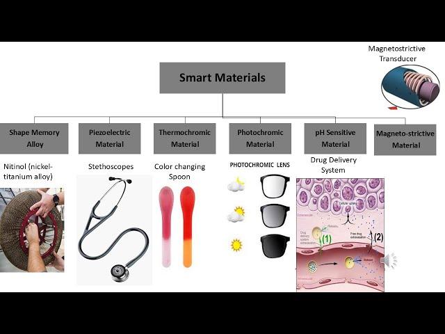 Smart Materials: Types and Applications | Shape Memory Alloys  | MU exam