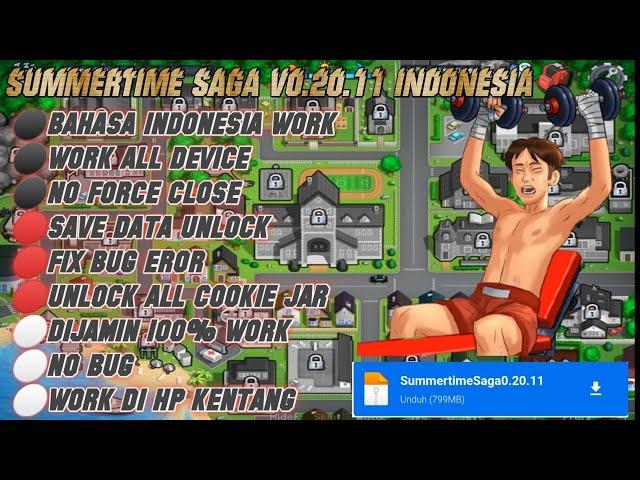 TUTORIAL DOWNLOAD SUMMERTIME SAGA V0.20.11 INDONESIA