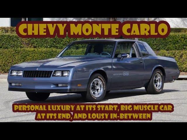 Here’s how the Chevy Monte Carlo was three different cars over its lifetime