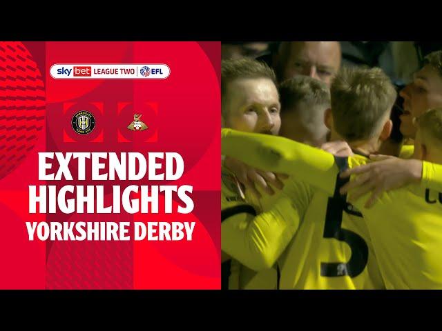 YORKSHIRE DERBY! | Harrogate Town v Doncaster Rovers extended highlights