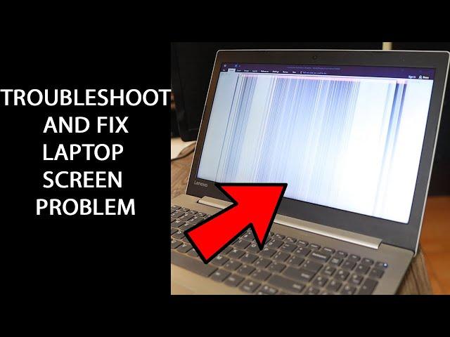 Laptop Display Screen Problem | How to troubleshoot and repair it yourself!