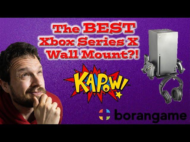 The BEST Xbox Series X Wall Mount? XSX Wall Mount By Borangame Review