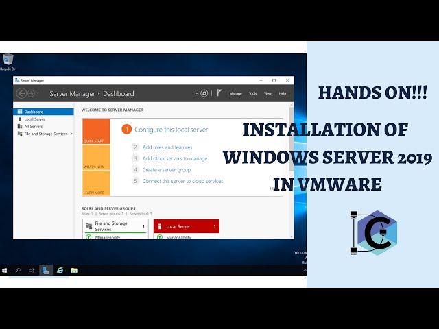 Windows server 2019 image in VMWARE Workstation. COMPLETE INSTALLATION !!! free DOWNLOAD ISO IMAGE