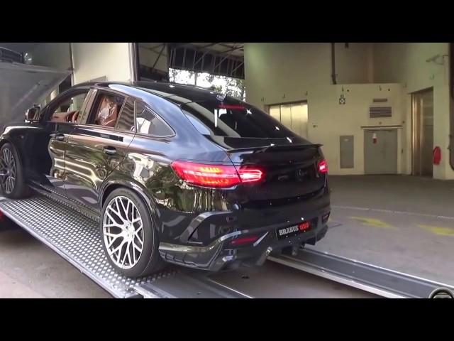 BRABUS GLE 850 6 0 Biturbo Coupe   Cold Start & REVS!
