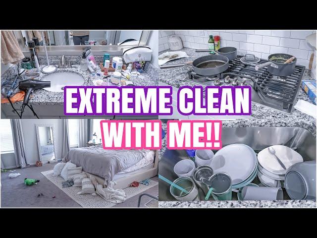 EXTREME CLEANING MOTIVATION 2024 | MESSY HOUSE TRANSFORMATION | REAL LIFE MESS