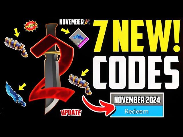 ️NOVEMBERNEW️MURDER MYSTERY 2 ROBLOX CODES 2024 -MM2 CODES 2024 - CODE MM2