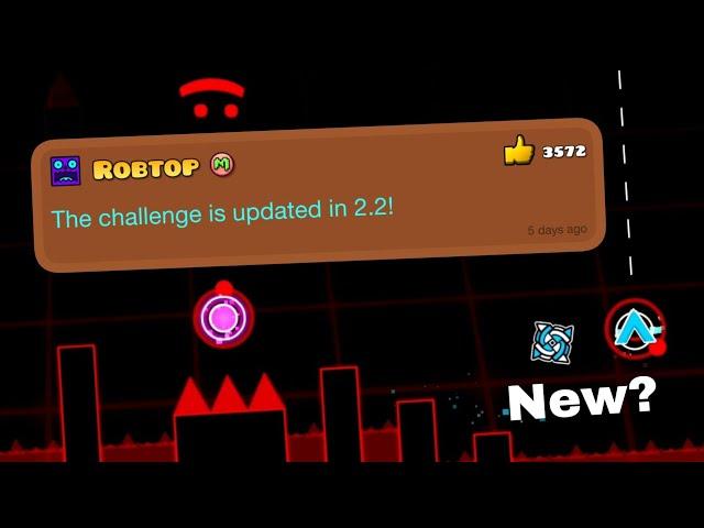 Robtop Remade The Challenge In Geometry Dash 2.21 Update!