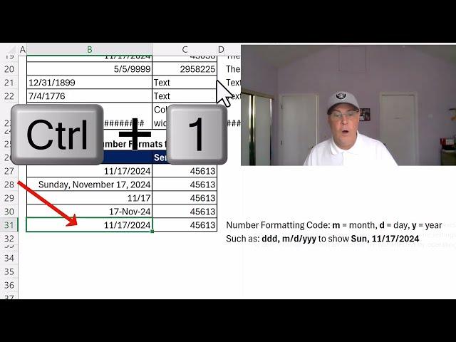 MS 365 Excel Basics 4: Date & Time Formulas, Functions & Formatting: All The Basics You Need to Know