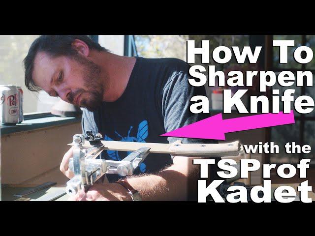 How to Sharpen a Tactical Knife for Beginners: The  TSProf Kadet Sharpening System Review