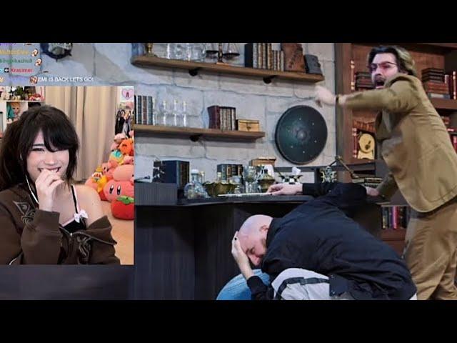 Emiru Cracks Up Reacting to Cyr | OTK Quiet Place