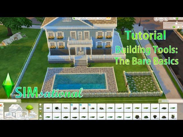 SIMsational: The Sims 4 Building Tools: The Bare Basics S01E01