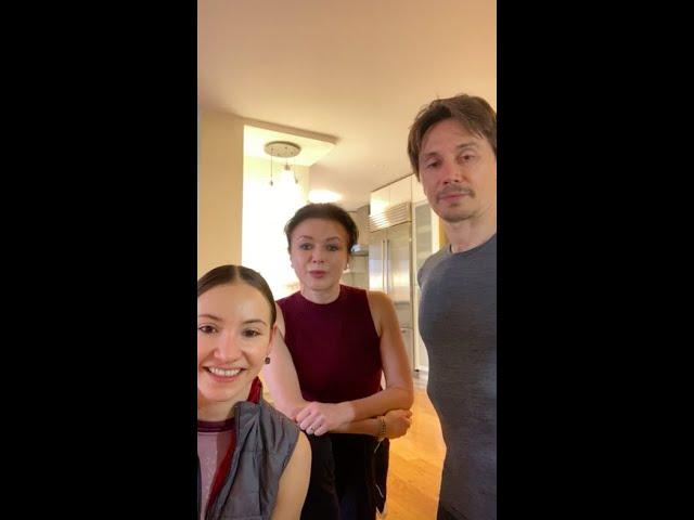 Live class with Christine Shevchenko, Irina Dvorovenko & Maxim Beloserkovsky