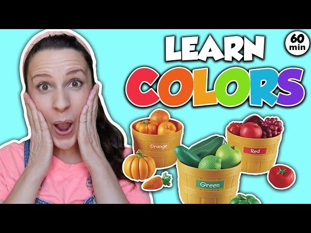 Learn Colors, Fruits and Vegetables with Ms Rachel | Toddler Learning Video | Speech | Educational