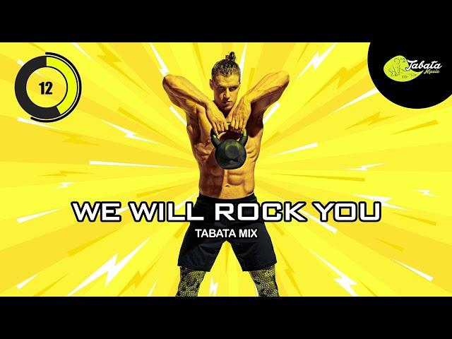 Tabata Music - We Will Rock You (Tabata Mix) w/ Tabata Timer