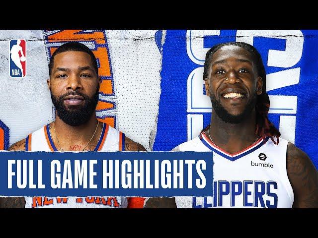 KNICKS at CLIPPERS | FULL GAME HIGHLIGHTS | January 5, 2020