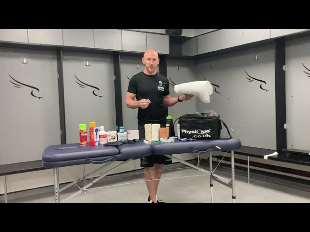 What's in a Sports Physio/Therapist Pitchside Bag (Contents)