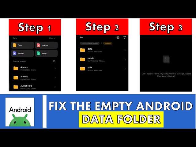 Fix the Empty Android Data Folder Issue Easily