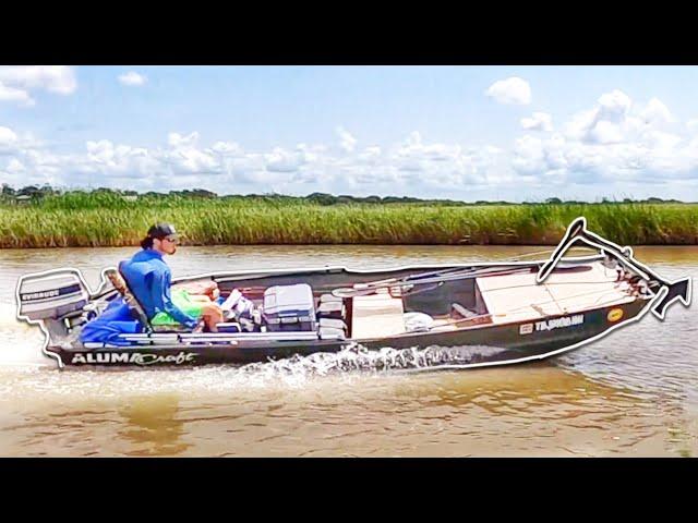 My 14ft Aluminum Jon Boat by AlumaCraft (Crappie Dock Fishing)