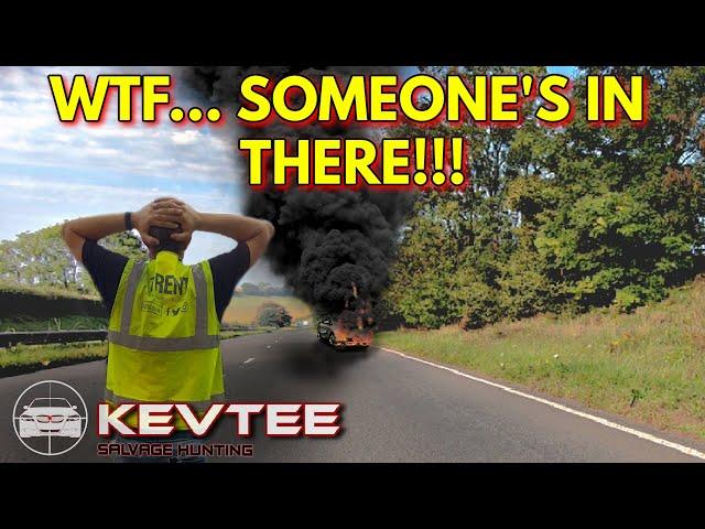 Seconds From Disaster | Car Burst Into Flames | Salvage Hunting