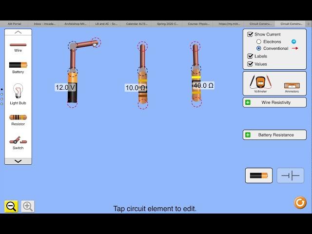 Building a Parallel Circuit in PhET