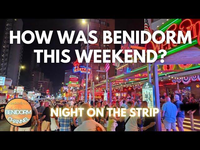 Benidorm - Night Walk at The Strip