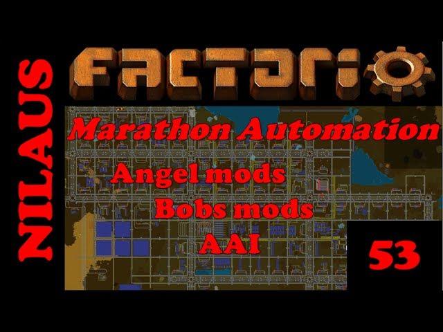 Factorio - Marathon Automation - E53 - Setting up Logistic Train Network