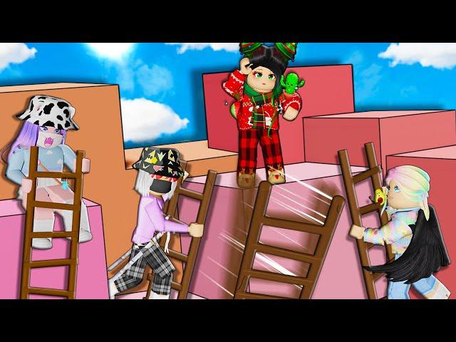 ПОДНИМИСЬ НА ГОРУ ПРИ ПОМОЩИ ЛЕСТНИЦЫ! Roblox Impossible Ladder Climb!