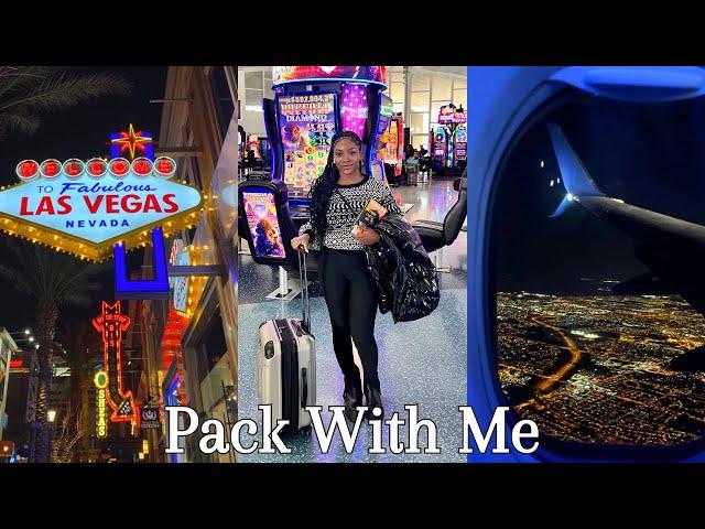 PACK WITH ME FOR A WINTER VEGAS TRIP | Outfits & Packing Tips | Chavi Allie