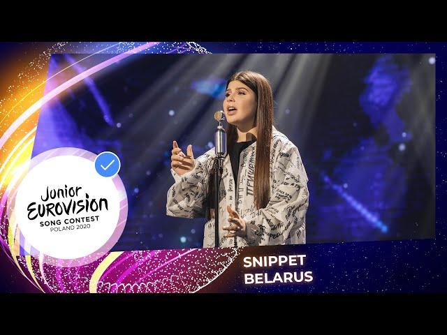 Belarus  - Arina Pehtereva - Aliens - Snippet - Junior Eurovision 2020