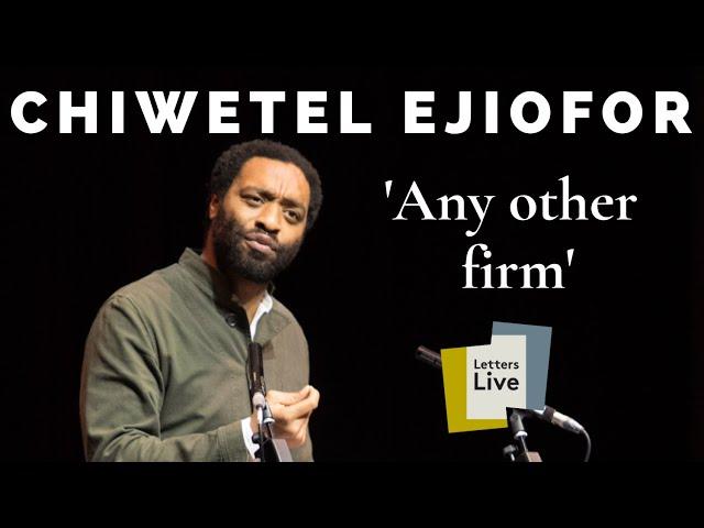 Chiwetel Ejiofor reads possibly the funniest letter of recommendation ever