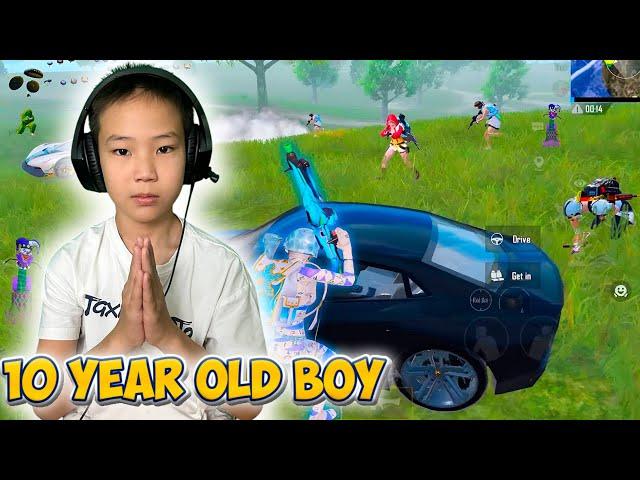 INSANE 10 YEAR OLD BOY GAMEPLAY IN PUBG MOBILE!