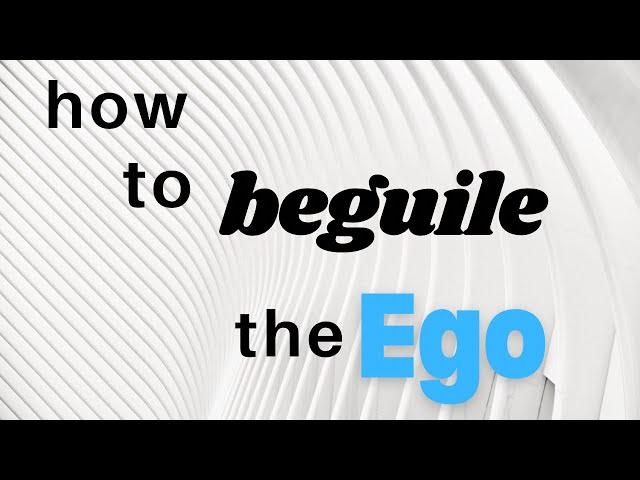 🟡▫️HOW TO GET THE EGO MIND TO  S T F U  SO YOU CAN MANIFEST WHAT YOU WANT QUICKLY🟨