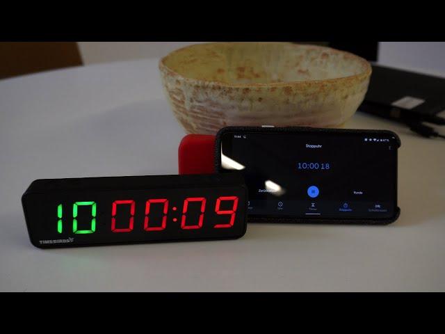 REVIEW TimeBirds purpose-built workout timer and MAYOR FLAW: Not counting correctly - doesn't work?