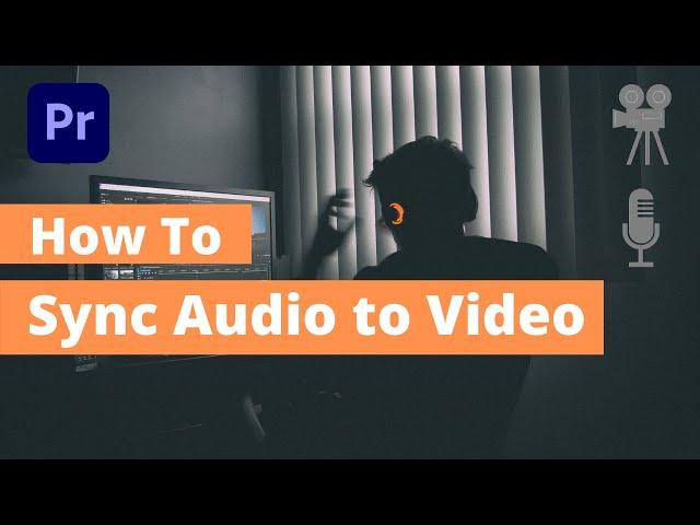 How to Sync Audio to Video in Premiere Pro | 2023 | how to sync audio and video