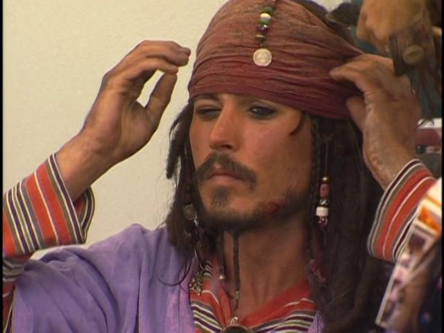 Becoming Captain Jack- Pirates of the Caribbean 1 special features