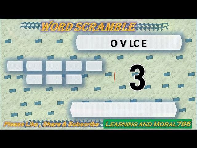 Guess the word | Word Scramble Game | Learning Vocabulary | #WordGameMania #vocabulary #learn