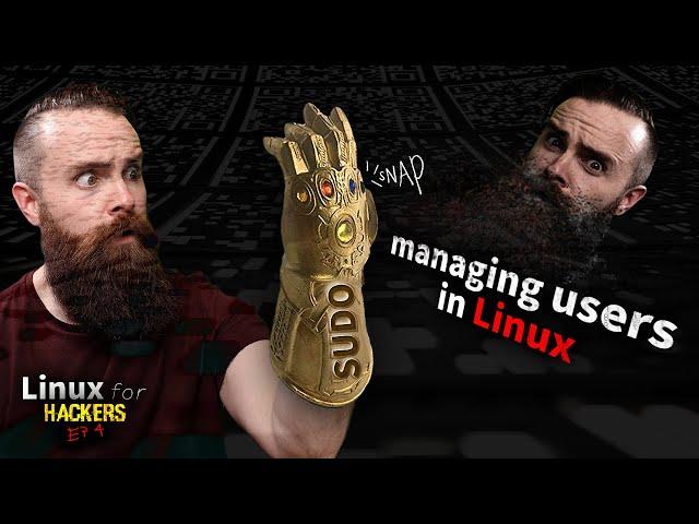 sudo = POWER!! (managing users in Linux) // Linux for Hackers // EP4