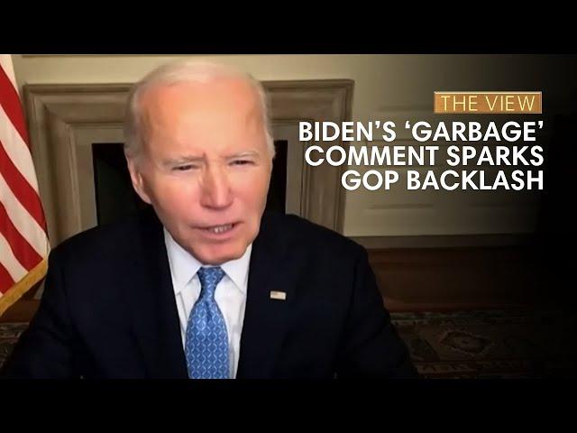 Biden’s ‘Garbage’ Comment Sparks GOP Backlash | The View