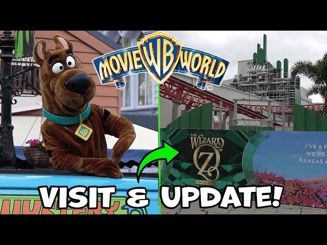 NEW! Movie World Visit & Update! | NEW Rides Update, Holiday Crowds, & MORE!