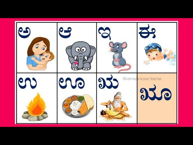 Learn Simple Kannada words