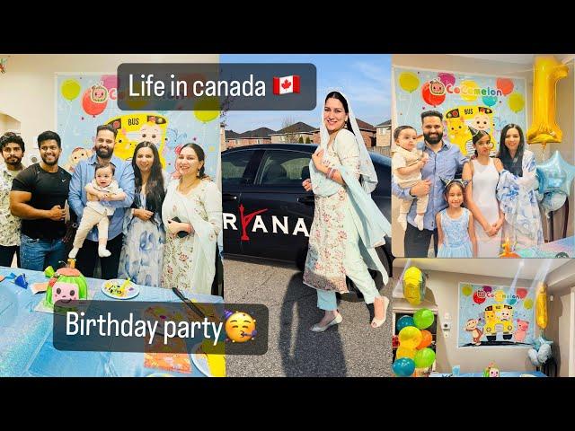 Birthday party | Life in canada | Haryanvi family vlogs️ #nikkisworld