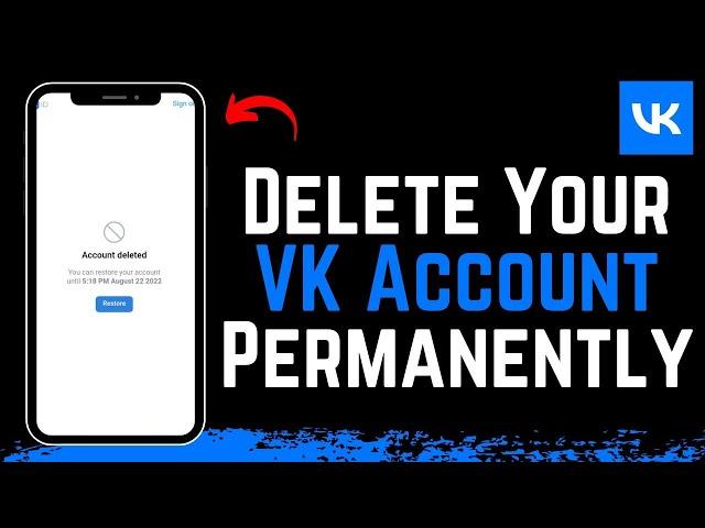 How to Delete VK Account Permanently !