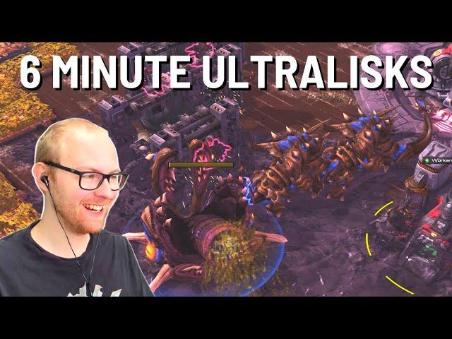 This Ultralisk Rush Is INSANE... (Zerg Cheese to GM #2)