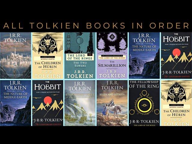 JRR Tolkien All BOOKS in Order (As Originally Published)