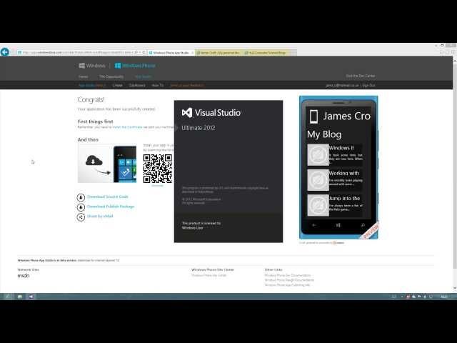 How to: Creating mobile apps using Windows Phone App Studio