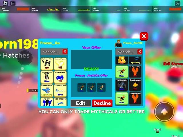 PROOF THAT I LOVE SCAMMING ALEX ROBLOX PET SWARM SIMULATOR!!!