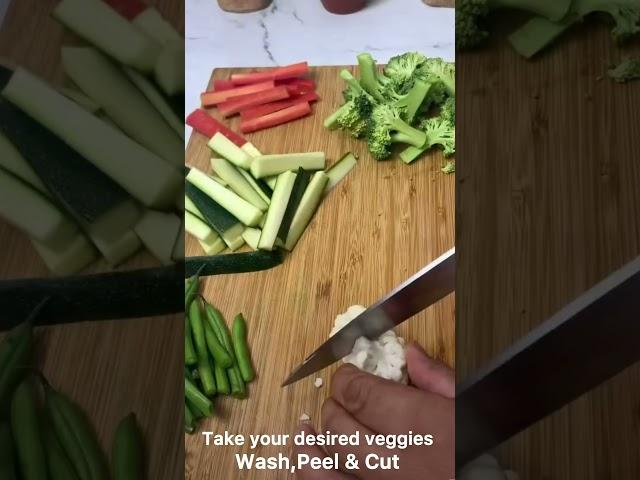 Sautéed Crunchy Veggies